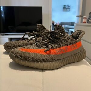 Adidas YEZZY Sneakers - Gray and Orange